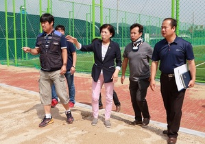 [NSP PHOTO]이상숙 안산시의원, 수암 꿈나무 체육공원 조성 숨은 일등공신