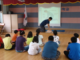 [NSP PHOTO]청도 유천초, 심폐소생술 교육 실시