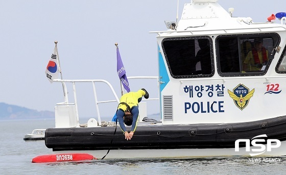 [NSP PHOTO]군산해경, 선유도 등 해수욕장에 해상구조대 배치