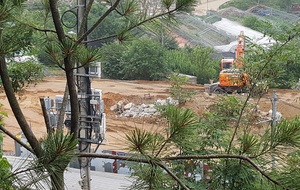 [NSP-PHOTO]광명시 광명동굴 중앙광장 조성 폐기물 매립 의혹