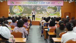 [NSP PHOTO]영암군, 코미디언 이용식 교수 초청 웃으면 건강해 져요 특강