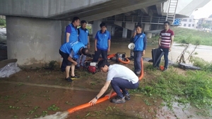 [NSP PHOTO]오산시, 집중호우 재난 대비 훈련 실시