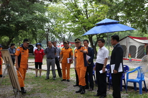 [NSP PHOTO]강태석 경기도재난안전본부장, 물놀이 안전관리 실태 현장점검