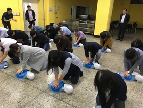 [NSP PHOTO]수원시, 생명 살리는 찾아가는 심폐소생술 교육