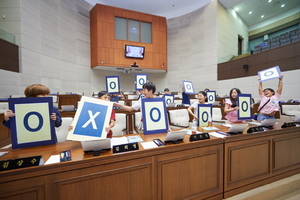 [NSP PHOTO]용인시의회, 청소년 지방자치교육 프로그램 호응