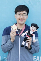 [NSP PHOTO]대구백화점 사격단 김태영 선수, 청각장애올림픽 2관왕 올라