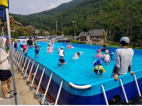 [NSP PHOTO]의왕시 바라산 자연휴양림, 어린이 물놀이장 개장