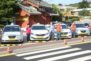 [NSP PHOTO]고흥군, 바퀴달린 가마여행 관광택시 11대 본격 운행