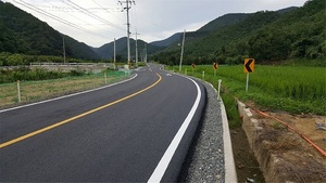 [NSP PHOTO]완주군, 경천 요동~동향동 도로확포장공사 완료