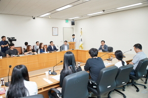 [NSP PHOTO]용인 대학생 정책자문단, 모의의회 통해 의정활동 경험