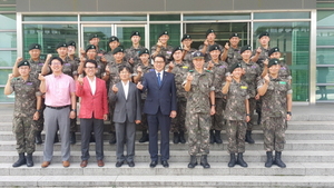 [NSP PHOTO]대구한의대 변창훈 총장, 학군단 후보생 하계 입영훈련 격려 방문