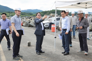 [NSP PHOTO]광양경제청, 광양만권경제자유구역내 3개 산단 진입도로 공사 정상 추진