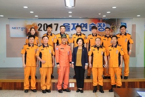 [NSP PHOTO]김경자 경기도의원, 군포소방서 을지연습장 격려차 방문