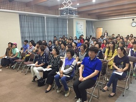 [NSP PHOTO]완주군, 와일드푸드축제 부스 운영자 대상 친절교육