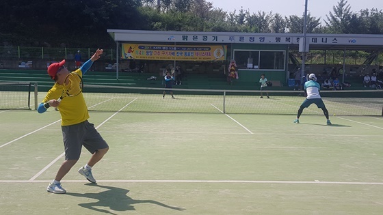 NSP통신-▲제4회 청양고추 구기자배 전국동호인 테니스대회 (청양군)