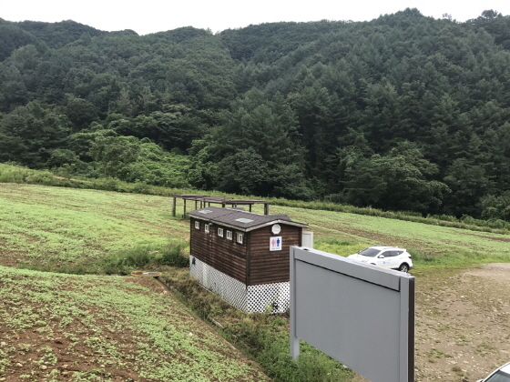 NSP통신-가평 연인산도립공원 내 백둔리 시설지구에 조성된 메밀정원 모습. (경기도)