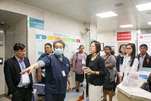 [NSP PHOTO]순천향대천안병원, 아시아 8개국 보건의료 전문가 방문 견학