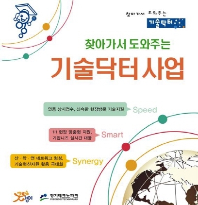 NSP통신-경기테크노파크의 찾아가서 도와주는 기술닥터사업 홍보 포스터. (경기테크노파크)