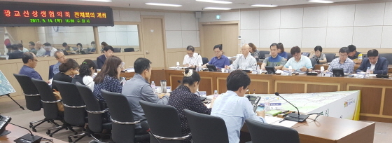 [NSP PHOTO]수원시 광교산 상생협의회, 광교산 주민 대상 설문조사 문항 확정