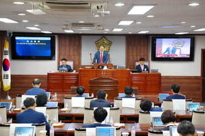 [NSP PHOTO]순천시의회, 제218회 임시회 폐회