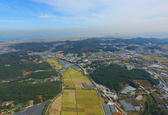 NSP통신-하늘에서 본 숲의 도시 안산시 전경. (안산시)