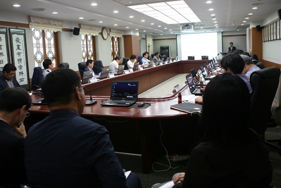 NSP통신-▲ 교육품질 고도화 및 특성화방안 수립 회의 현장 (한밭대)