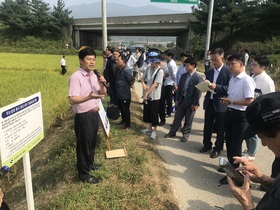 [NSP PHOTO]경북도농업기술원, 도내 순회 식량작물종합평가회 가져