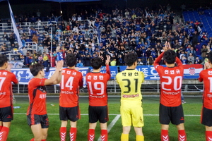 [NSP PHOTO]목포시청 축구팀, FA컵 결승 문턱서 석패