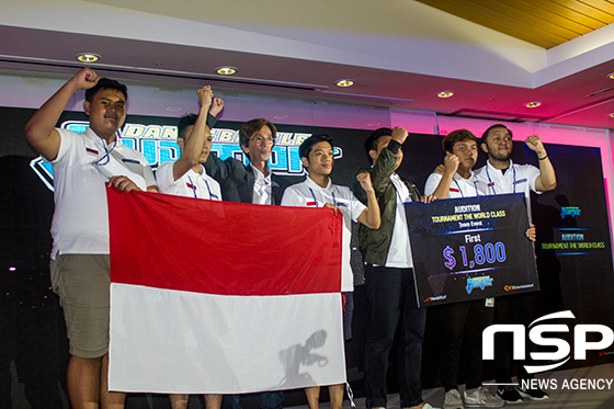NSP통신-오디션 국가대표전 더 월드 클래스 토너먼트에서 우승한 차지한 인도네시아팀.