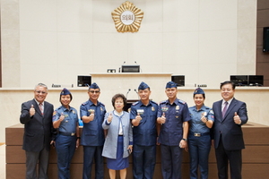 [NSP PHOTO]박남숙 용인시의회 부의장, 필리핀 라우니온주 지방경찰청 간부단 접견