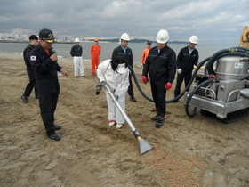 [NSP PHOTO]포항해경, 경주시와 합동 해안방제훈련 실시