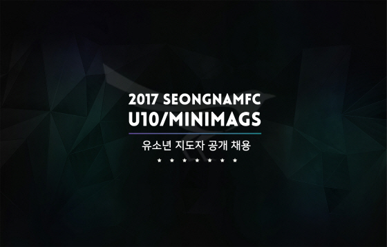 NSP통신-2017 성남FC 유소년 지도자 공개 채용 이미지. (성남FC)