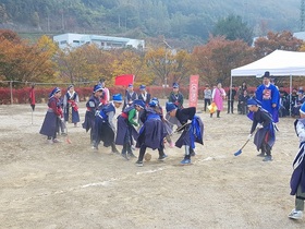 [NSP PHOTO]완주군, 조선시대 전통놀이 도보격구 완벽 재현