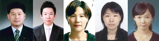 NSP통신-▲청양군 우수 공무원 제안에 선정된 김관진, 신형훈, 한재선, 조향옥, 김진희