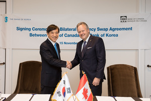 [NSP PHOTO]한국-캐나다 한도·만기 없는 통화스와프 체결...상설계약은 최초