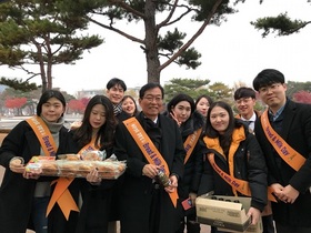 [NSP PHOTO]조선대 취업학생처,  총장과 함께 하는 브레드앤밀크데이 행사 개최