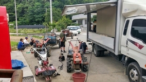 [NSP PHOTO]성주군, 농기계수리 봉사와 농기계 교육 실시