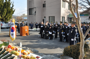 [NSP PHOTO]경북 경산경찰, 제68주기 순국 경찰관 추념식 가져