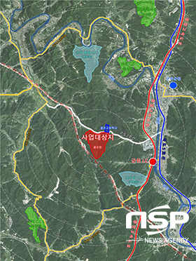 NSP통신-산타크로스 골프고등학교 및 골프장 조성 위치도 (경북도)