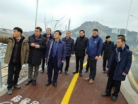 [NSP PHOTO]한준수 군산부시장, 고군산연결도로 개통 현장점검