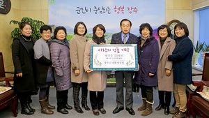 [NSP PHOTO]장수군 생활개선회, 쌀국수 50박스 기탁