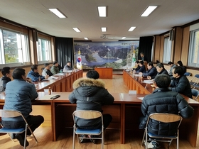 [NSP PHOTO]경북 성주 금수면서 새해 첫 이장회의 열려