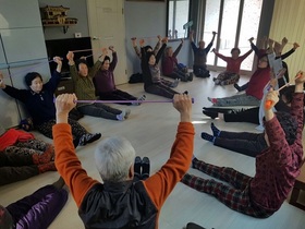 [NSP PHOTO]완주군, 마을회관·경로당 백세건강교실 호응