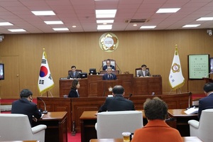 [NSP PHOTO]곡성군의회,  올 해 첫 임시회 개회