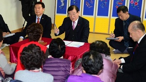 [NSP PHOTO]김석환 홍성군수, 격식없는 주민과의 대화로 소통