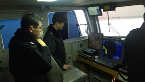 [NSP PHOTO]김용진 동해해경서장, 평창 동계올림픽 대비 연안 해역 점검