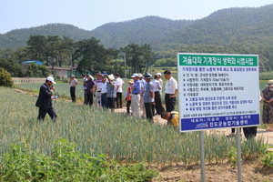 [NSP PHOTO]진도군, 농업기술보급 작물환경 분야 시범사업 접수