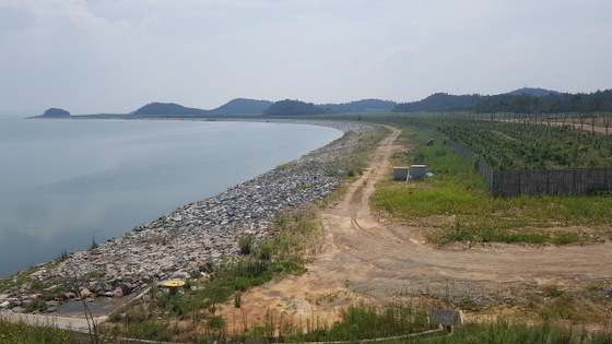 NSP통신-솔라시도 해남군 구성지구 매립지 (윤시현 기자)