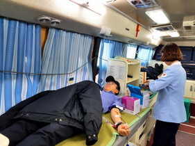 [NSP PHOTO]목포해경, 생명나눔 헌혈행사