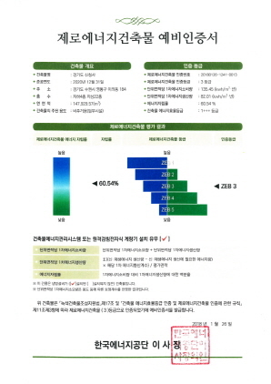 NSP통신-경기도 신청사의 제로에너지건축물 예비인증서. (경기도)